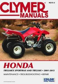 bokomslag Honda TRX250 Sportrax Series ATV (2001-2012) Service Repair Manual