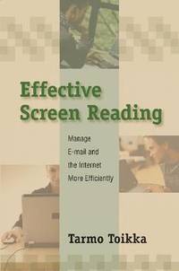 bokomslag Effective Screen Reading