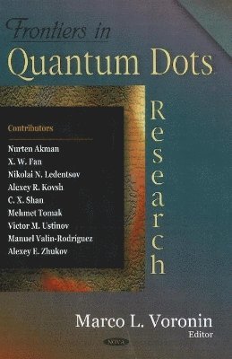 bokomslag Frontiers in Quantum Dots Research