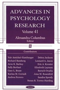 bokomslag Advances in Psychology Research