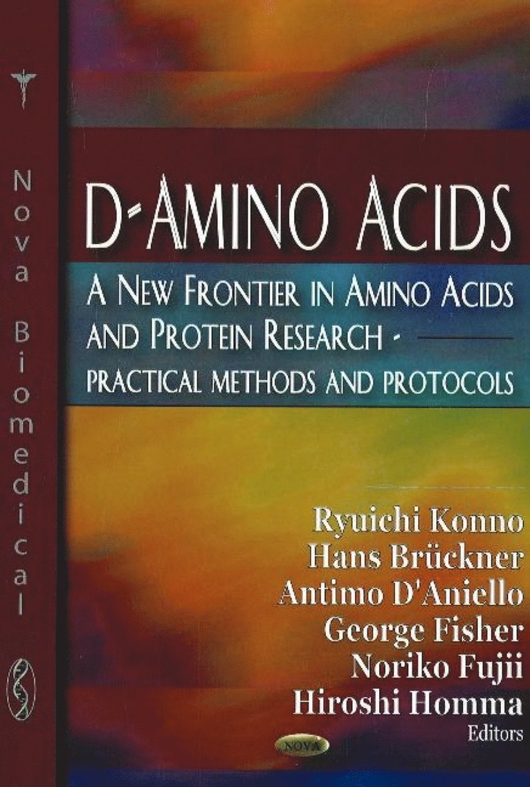 Ryuichi Konno - D-Amino Acids, Inbunden