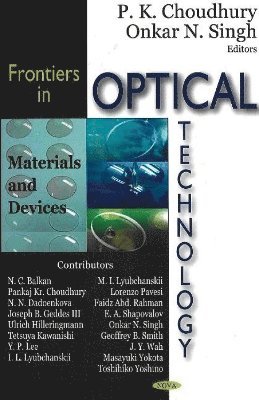 bokomslag Frontiers in Optical Technology