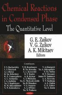 bokomslag Chemical Reactions in Condensed Phase