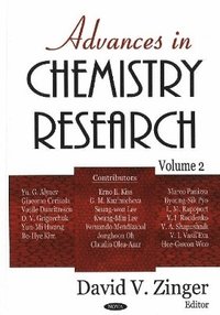 bokomslag Advances in Chemistry Research, Volume 2