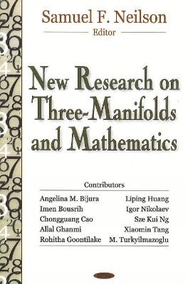 bokomslag New Research on Three-Manifolds & Mathematics