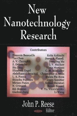 bokomslag New Nanotechnology Research
