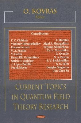 bokomslag Current Topics in Quantum Field Theory Research
