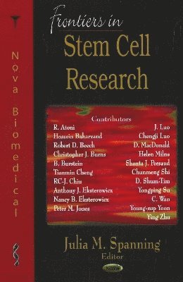 bokomslag Frontiers in Stem Cell Research