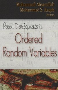 bokomslag Recent Developments in Ordered Random Variables
