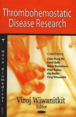 bokomslag Thrombohemostatic Disease Research