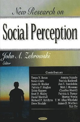 bokomslag New Research on Social Perception