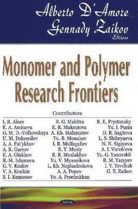bokomslag Monomer & Polymer Research Frontiers