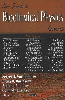 bokomslag New Trends in Biochemical Physics Research
