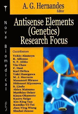 bokomslag Antisense Elements (Genetics) Research Focus