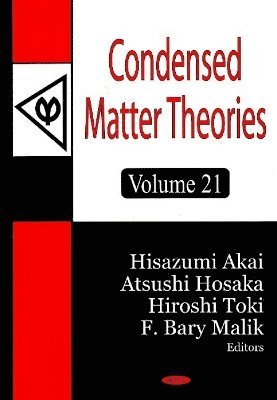 bokomslag Condensed Matter Theories