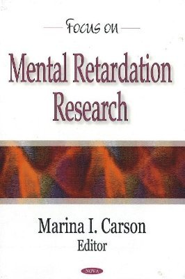 bokomslag Focus on Mental Retardation Research