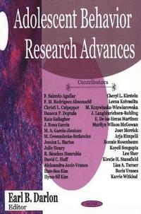 bokomslag Adolescent Behavior Research Advances
