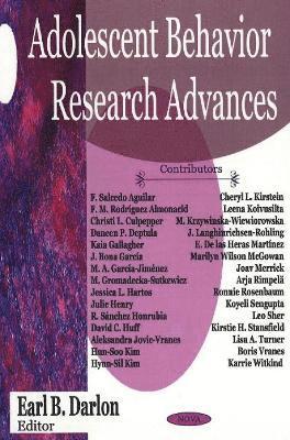 bokomslag Adolescent Behavior Research Advances