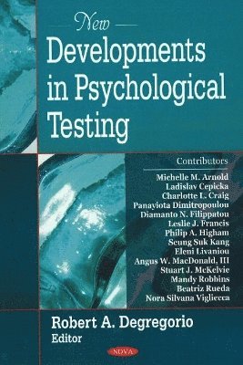 bokomslag New Developments in Psychological Testing