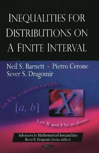 bokomslag Inequalities for Distributions on a Finite Interval