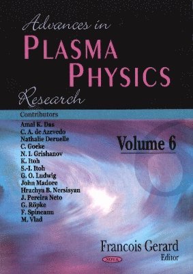 bokomslag Advances in Plasma Physics Research