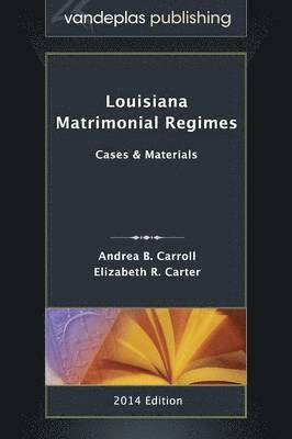 bokomslag Louisiana Matrimonial Regimes