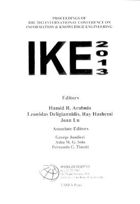 Hamid R Arabnia, Leonidas Deligiannidis, Ray R Hashemi, Joan Lu, George Jandieri, Ashu M G Solo, Fernando G Tinetti - Information and Knowledge Engineering, Häftad