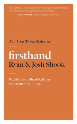 Ryan Shook, Josh Shook - Firsthand, Häftad