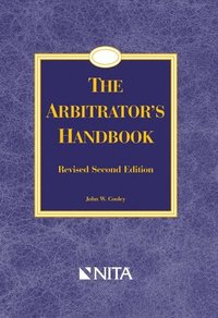 bokomslag Arbitrator's Handbook: Revised