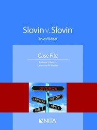 bokomslag Slovin v. Slovin: Case File