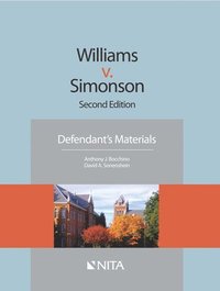 bokomslag Williams v. Simonson: Defendant's Materials