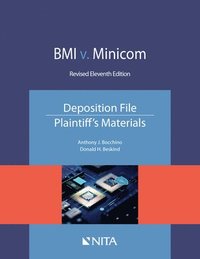 bokomslag BMI V. Minicom, Deposition File, Plaintiff's Materials