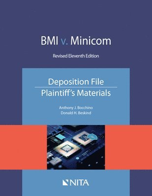 bokomslag BMI v. Minicom, Deposition File, Plaintiff's Materials