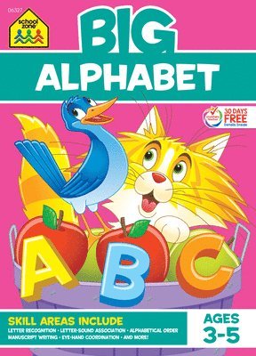 bokomslag School Zone Big Alphabet Workbook