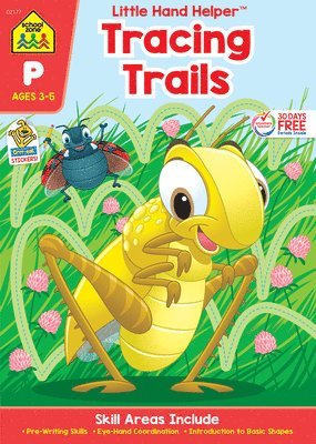 School Zone Tracing Trails Workbook with Stickers 1