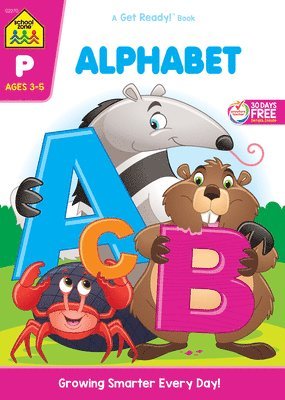 bokomslag School Zone Alphabet 64-Page Workbook