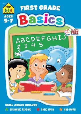 bokomslag School Zone First Grade Basics 96-Page Workbook