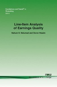 bokomslag Line-item Analysis of Earnings Quality