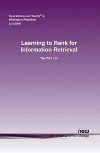 bokomslag Learning to Rank for Information Retrieval