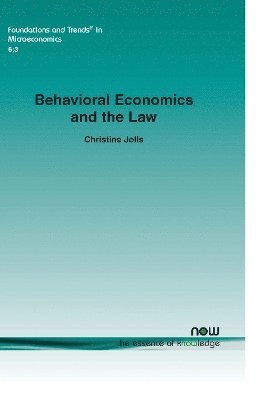 bokomslag Behavioral Economics and the Law