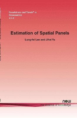 bokomslag Estimation of Spatial Panels