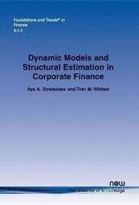 bokomslag Dynamic Models and Structural Estimation in Corporate Finance
