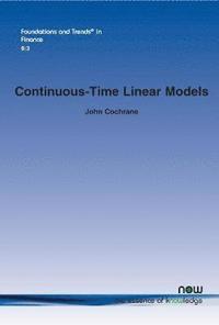 bokomslag Continuous-Time Linear Models