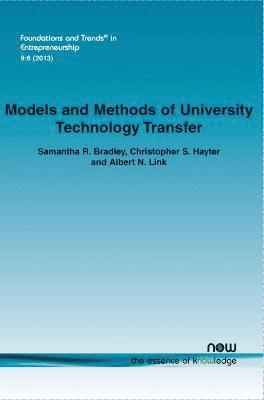 Models and Methods of University Technology Transfer 1