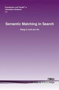 bokomslag Semantic Matching in Search
