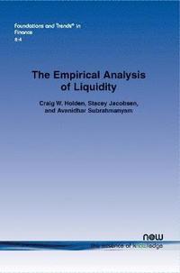bokomslag The Empirical Analysis of Liquidity