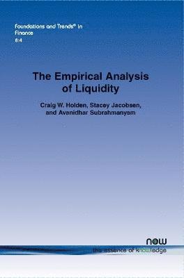 bokomslag The Empirical Analysis of Liquidity
