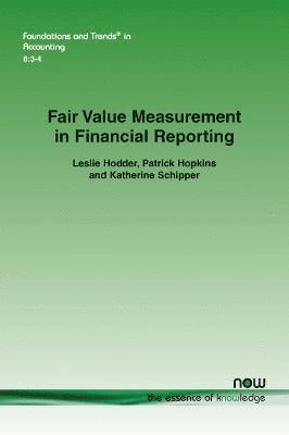 bokomslag Fair Value Measurement in Financial Reporting