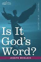 Is It God's Word 1