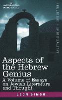 bokomslag Aspects of the Hebrew Genius: A Volume of Essays on Jewish Literature and Thought